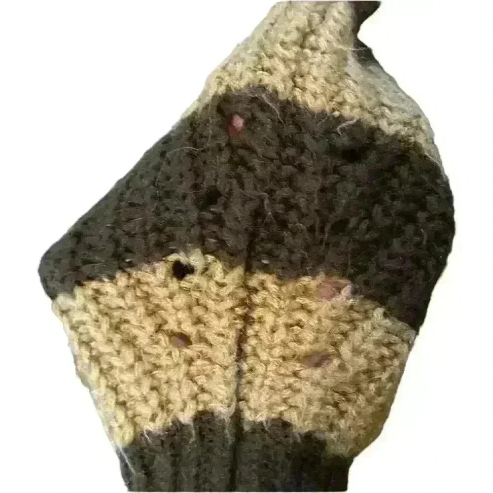 Dazy tan and brown striped sweater size small - Picture 9 of 16